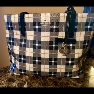 Kate Spade New York Hawthorne Lane Plaid Tote Bag